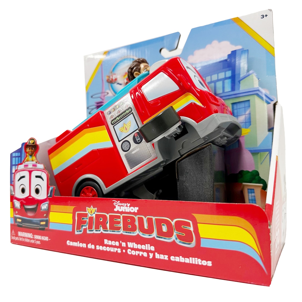 Vehículo acción Bo y Flash Unidad de rescate Firebuds Disney Junior Spin Master 3
