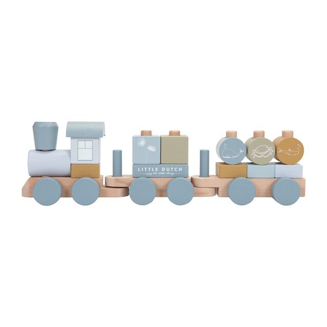 Imagen 0 de Tren de madera Ocean azul FSC Little Dutch