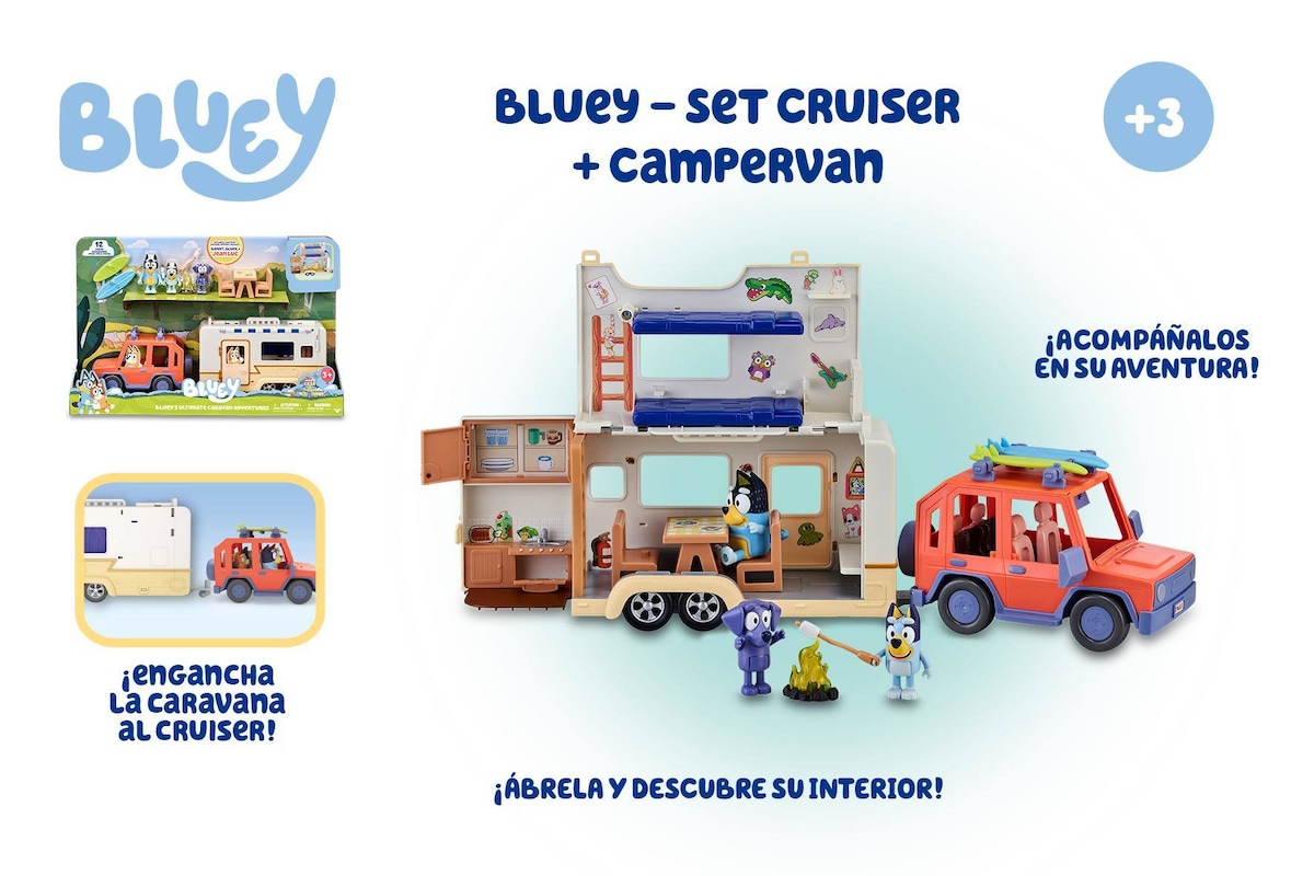 Set Cruiser + Campervan Bluey 7
