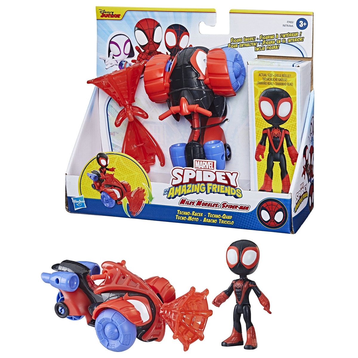 Figura, vehículo y accesorios Spidey Marvel Hasbro 7