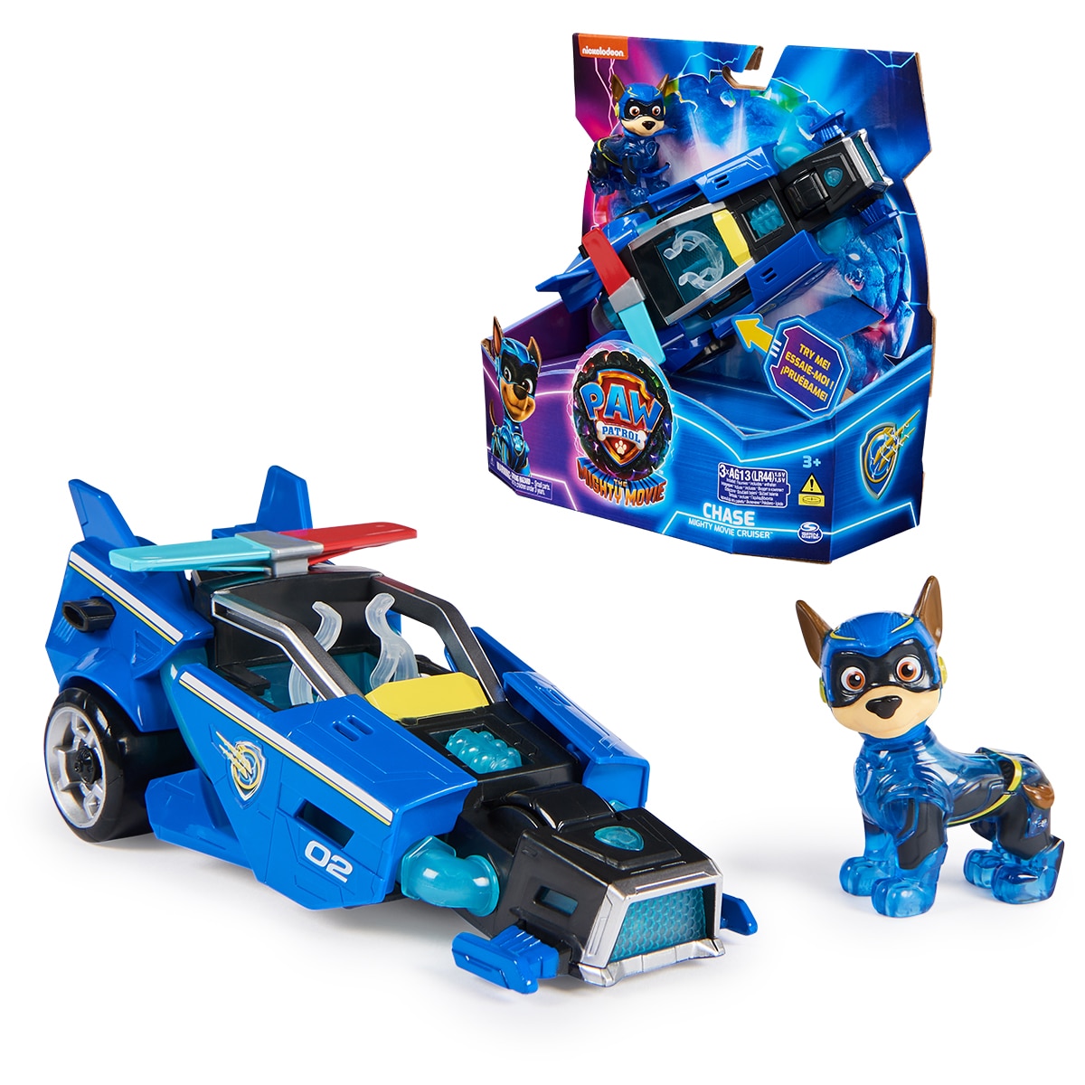 Vehículo Chase Mighty Movie Patrulla Canina Spin Master 2