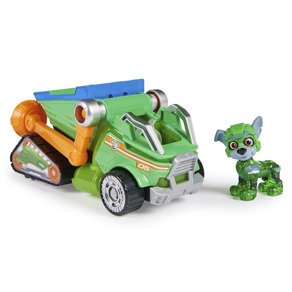 Mighty Pups Bob Patrol Juguetes Vehículo Rocky Mighty Movie