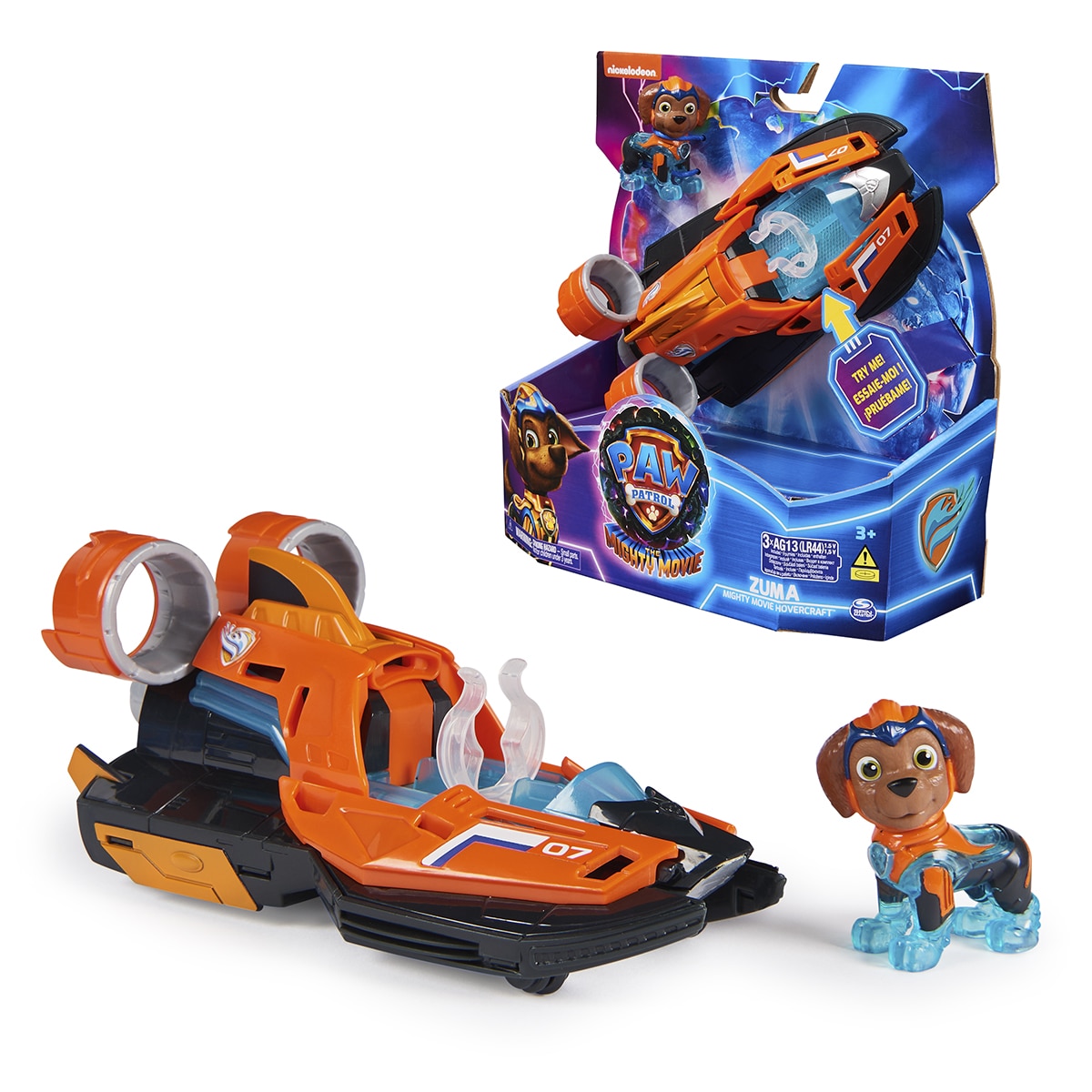 Vehículo Zuma Mighty Movie Patrulla Canina Spin Master 2