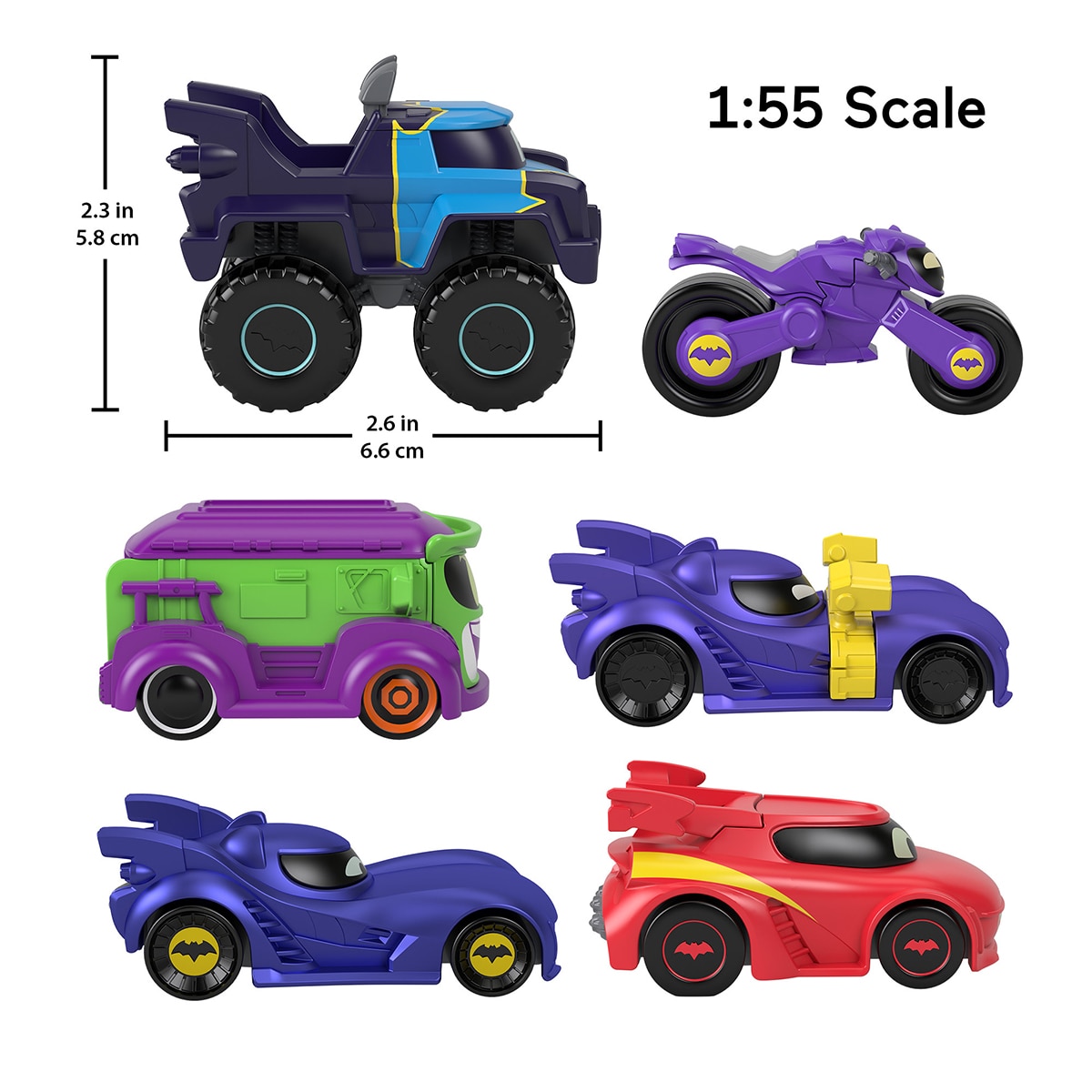 Vehículos personajes surtidos Batwheels Mattel 5
