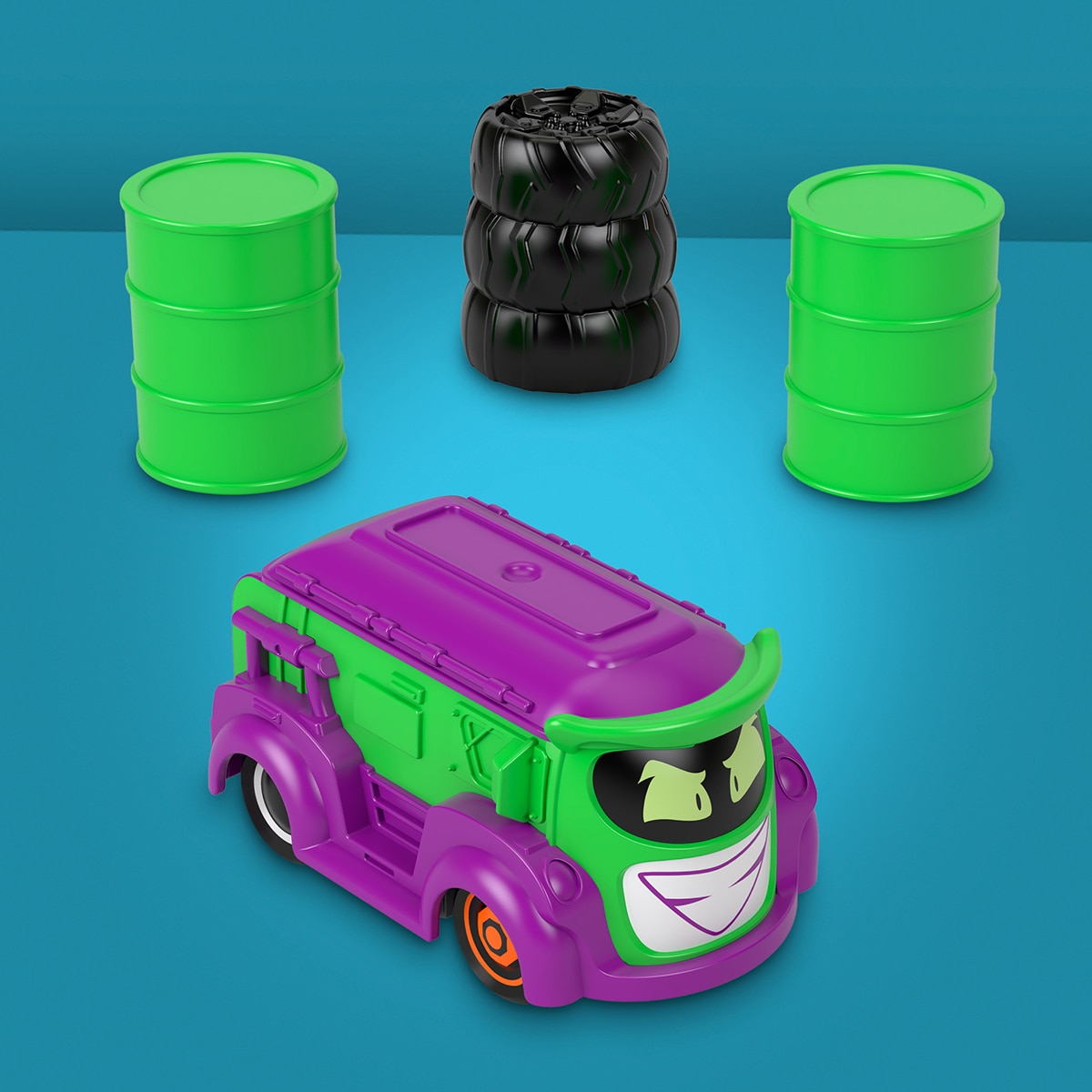 Pista Legión de Zoom Batwheels Mattel 5