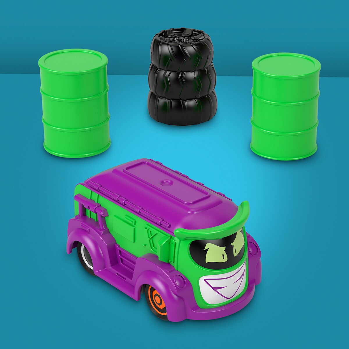 Pista Legión de Zoom Batwheels Mattel 5