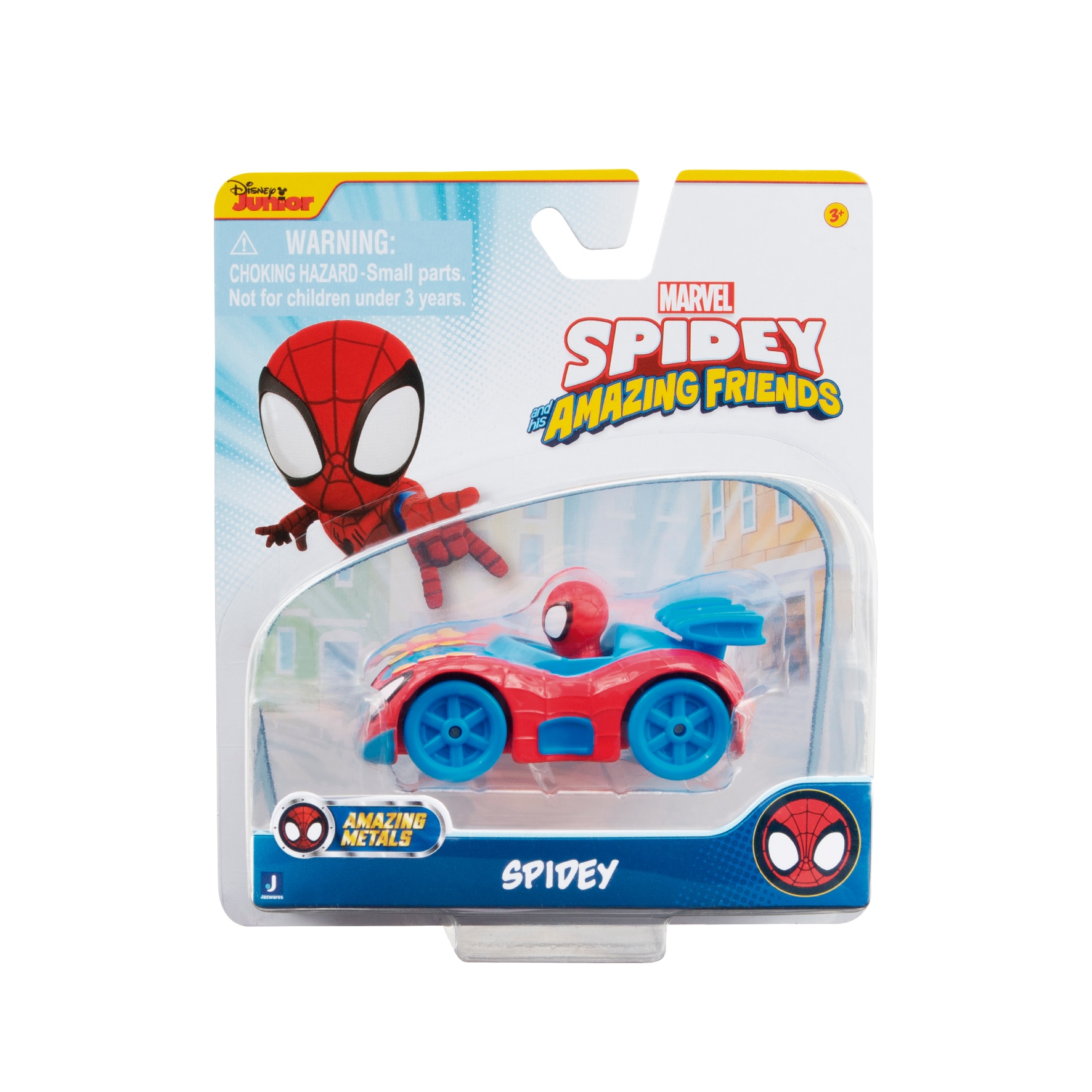Vehículo de juguete Amazing Metals Spidey and Friends Jazwares modelos surtidos 2