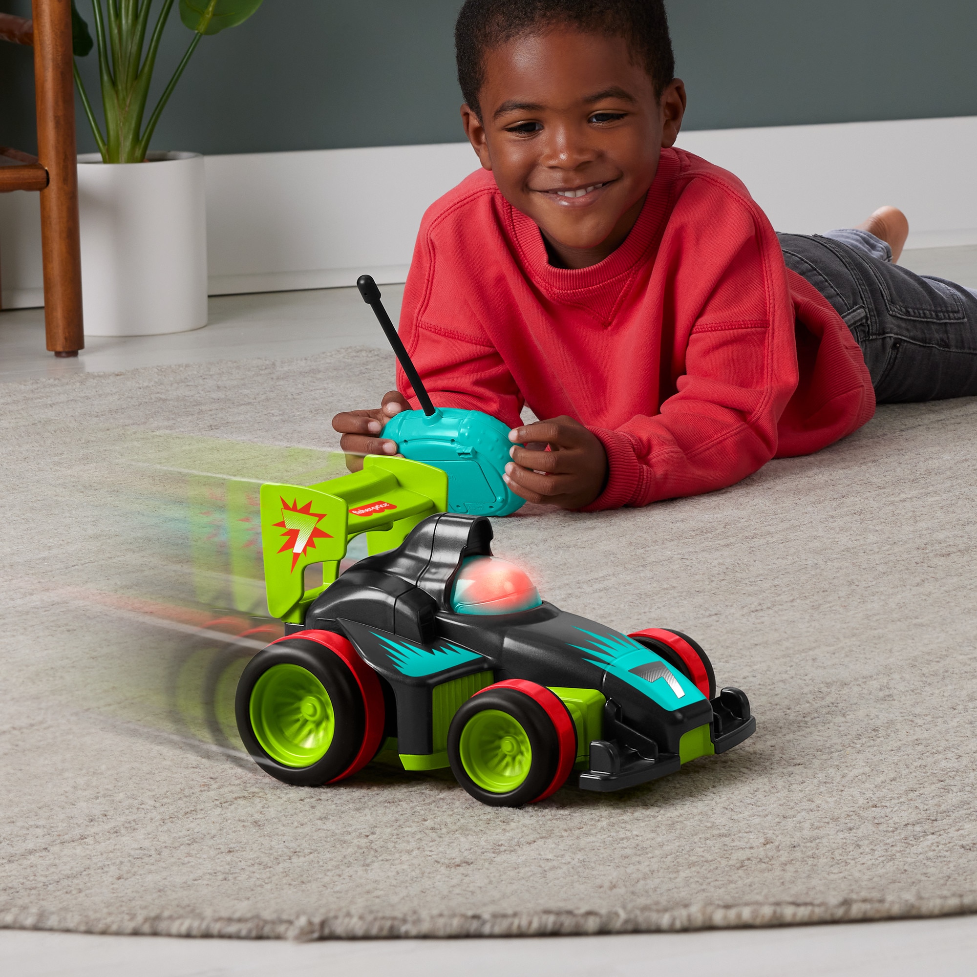 Coche de juguete de carreras teledirigido Mi Primer RC Fisher-Price 2