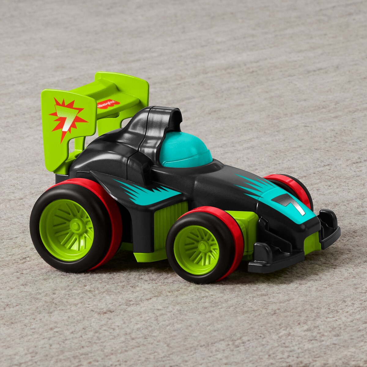 BABECTOY Coche Teledirigido De Colisión Con Luces Y Música – Pack De 2 Coches Con Conductores Desmontables, Ideal Para Niños De 4 A 8 Años (Azul)