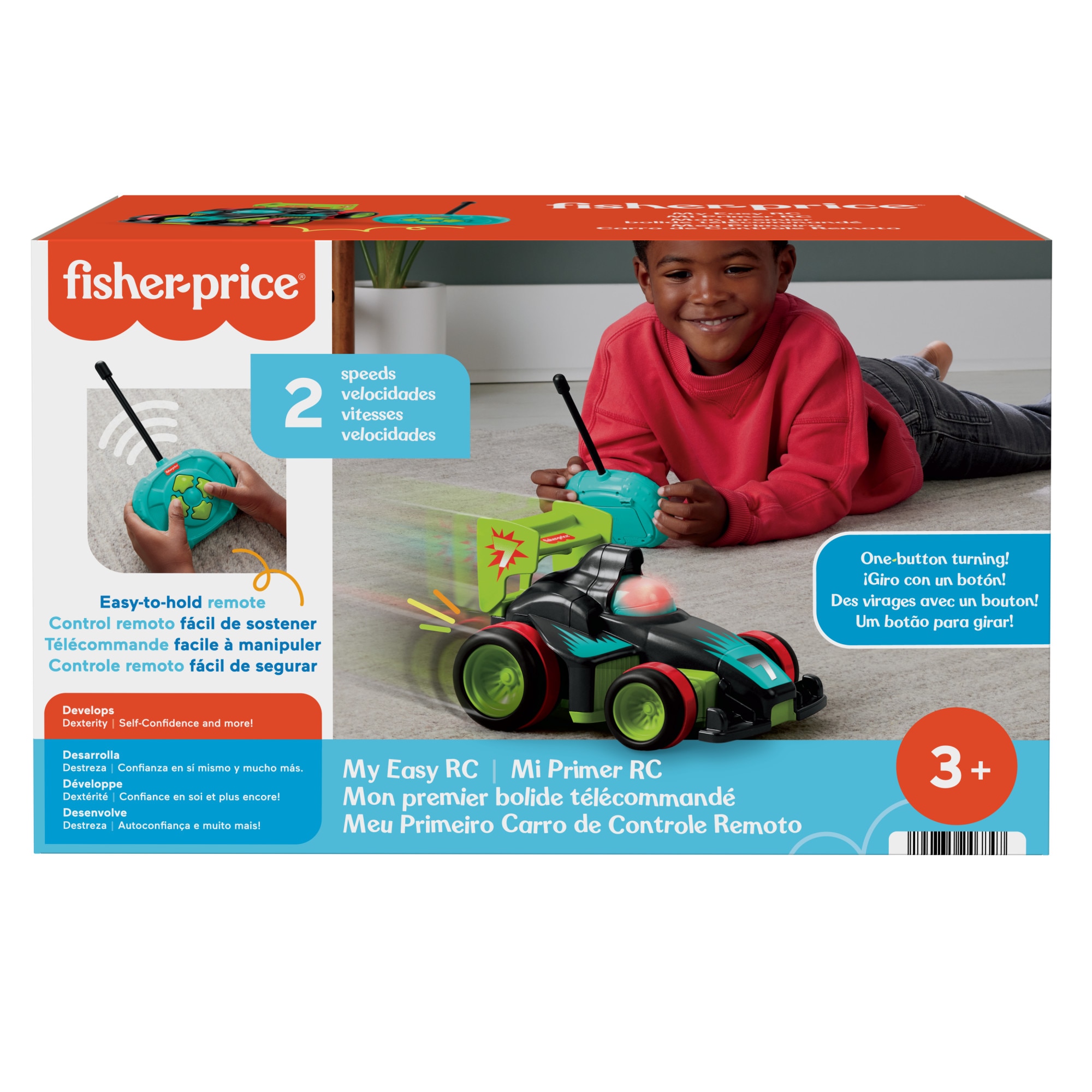 Coche de juguete de carreras teledirigido Mi Primer RC Fisher-Price 6