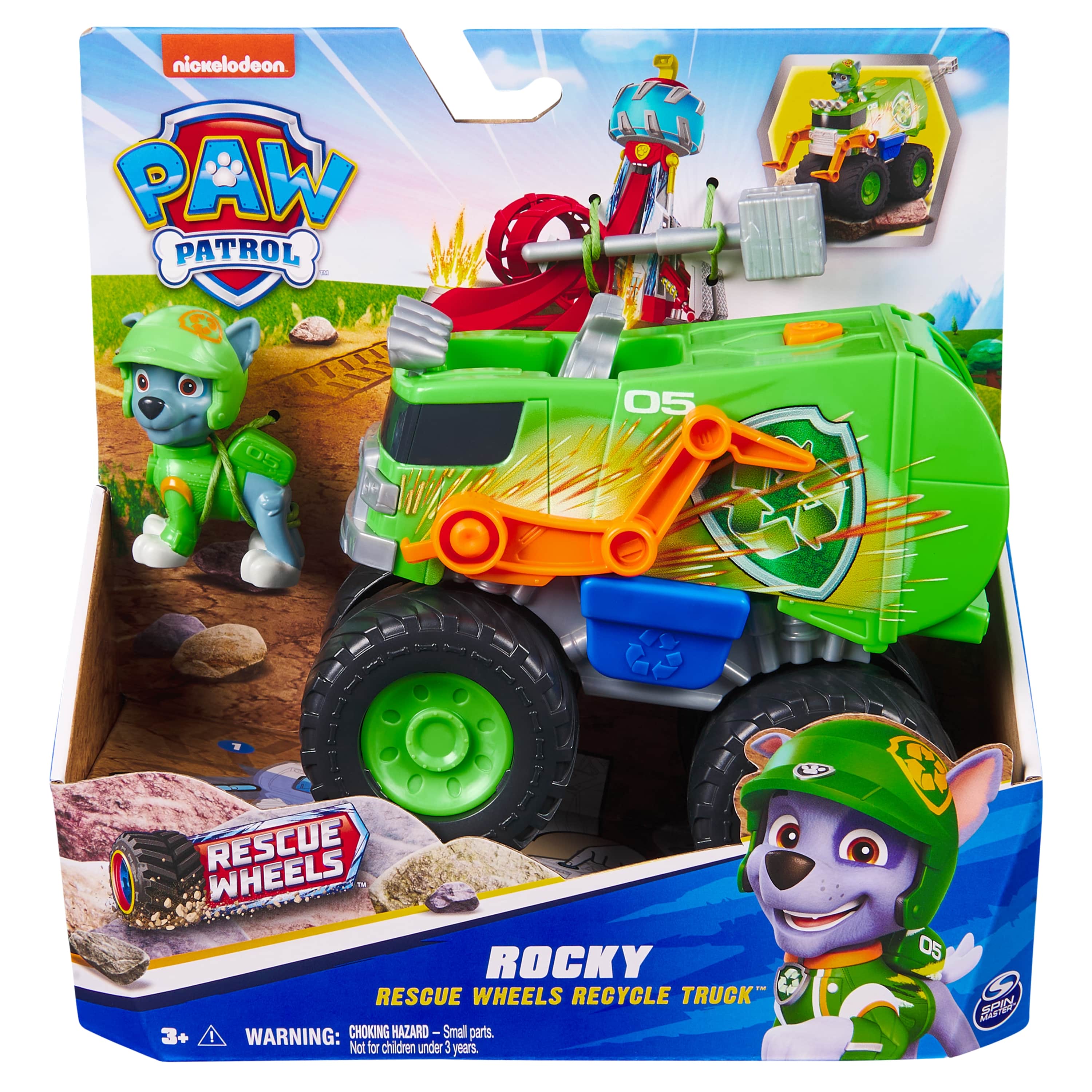 Vehículo Rescue Wheels Rocky Paw Patrol Spin Master 2