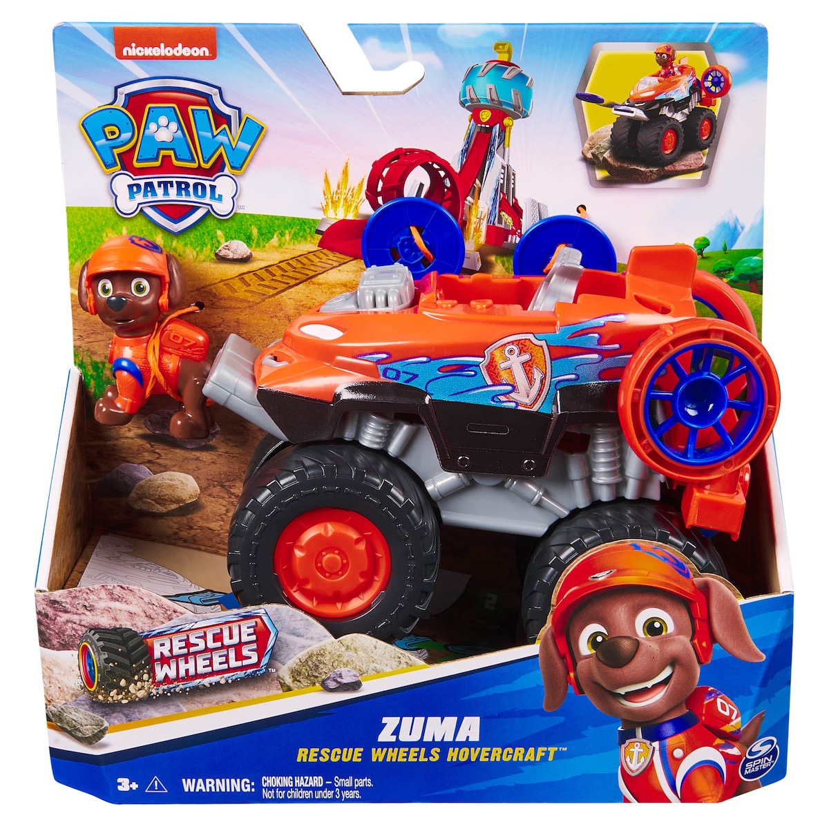 Vehículo Rescue Wheels Zuma Paw Patrol Spin Master 2