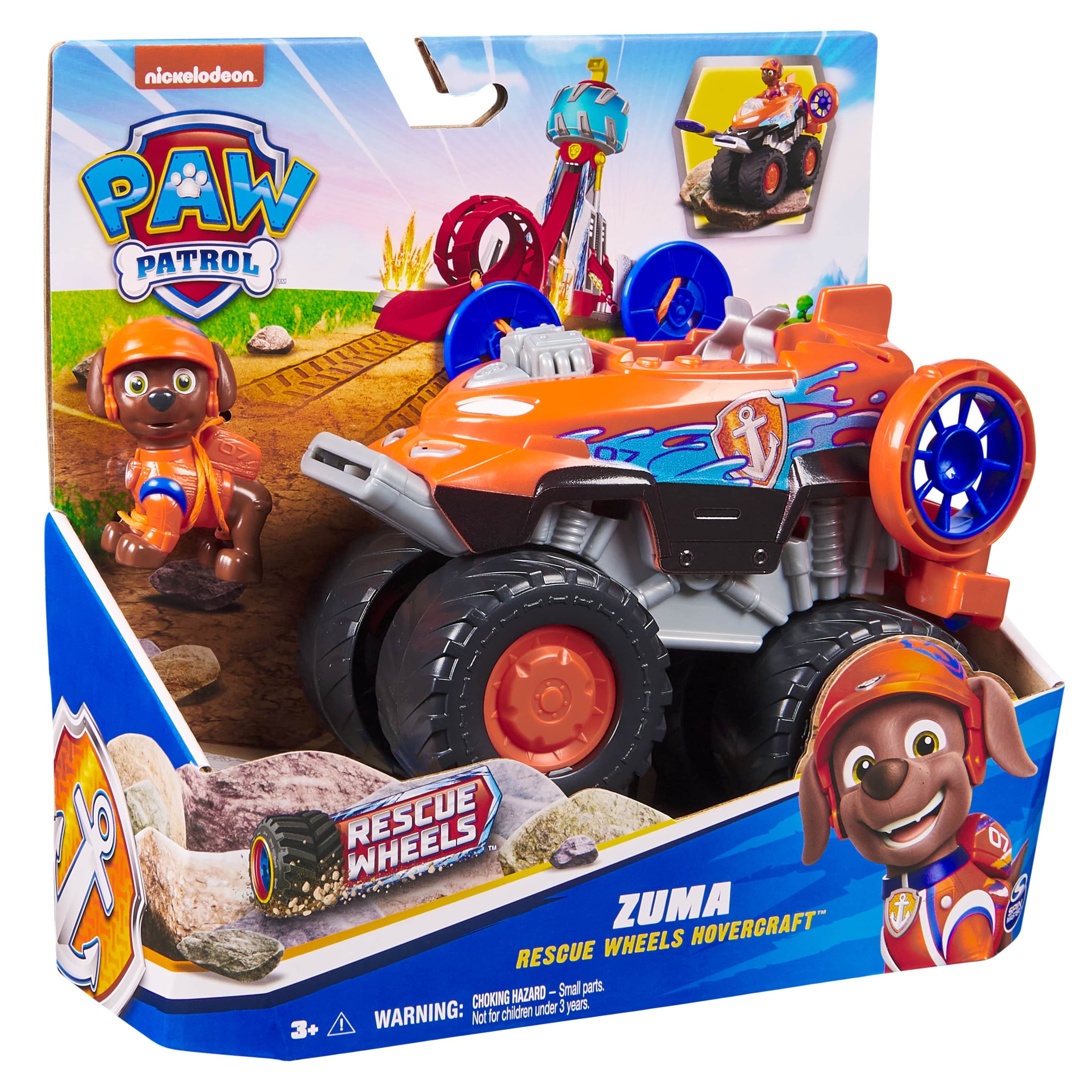 Vehículo Rescue Wheels Zuma Paw Patrol Spin Master 3