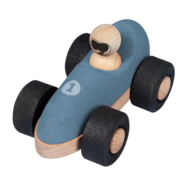 Coche de carreras E-cork azul Korko