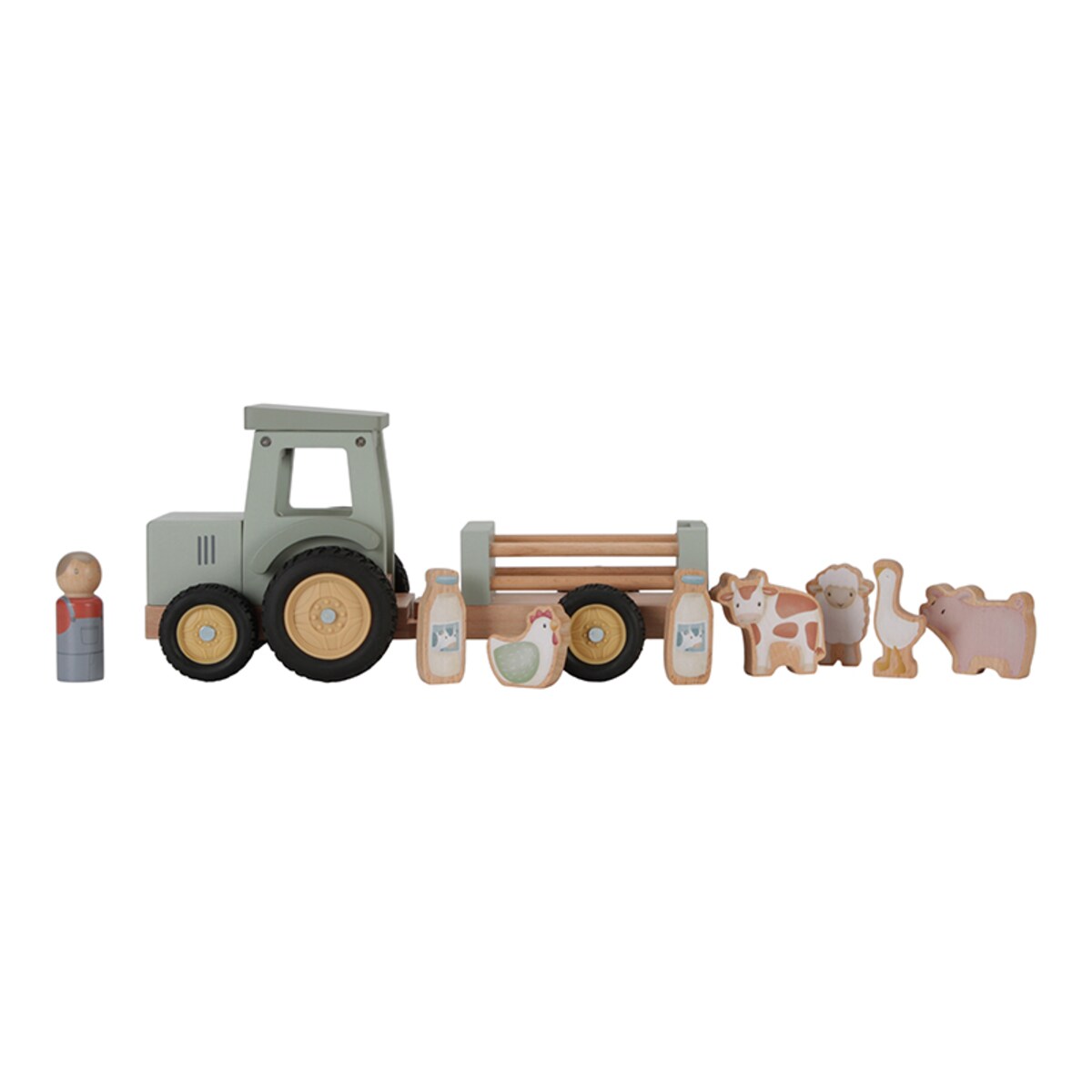 Tractor con trailer Pequeña Granja FSC Little Dutch 2