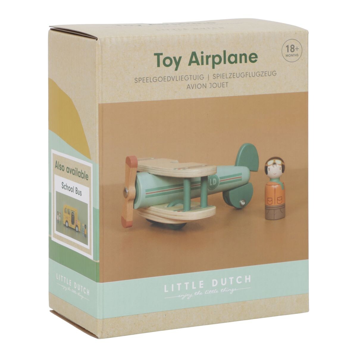Avión de madera FSC Little Dutch 9
