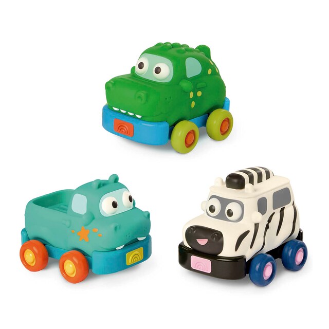 Juego de coches Pull Back Mini Wheels Battat