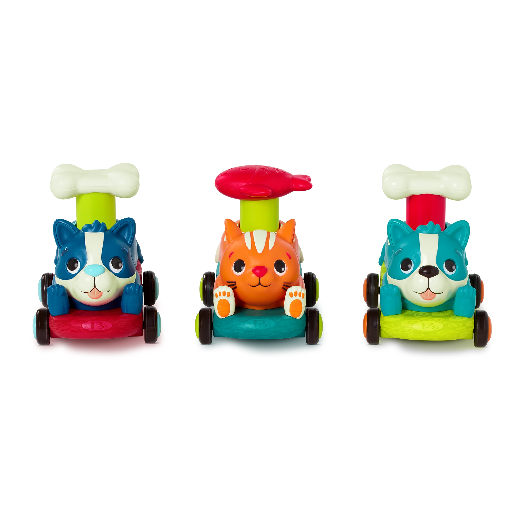 Push & Go coches surtido animales B Toys 3