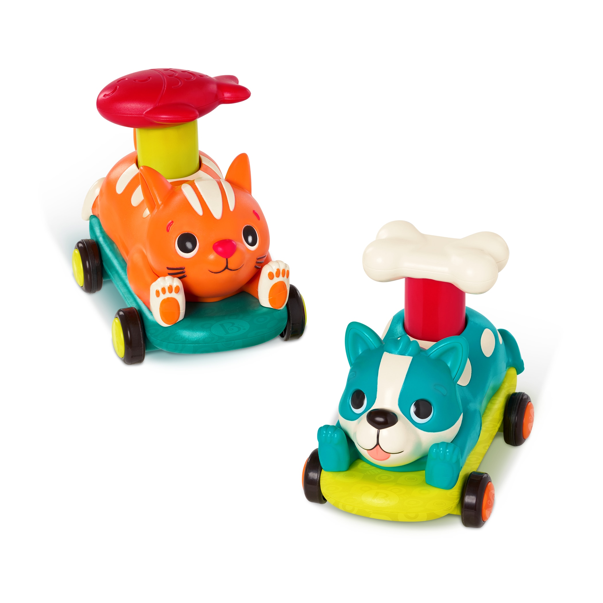 Push & Go coches surtido animales B Toys 7