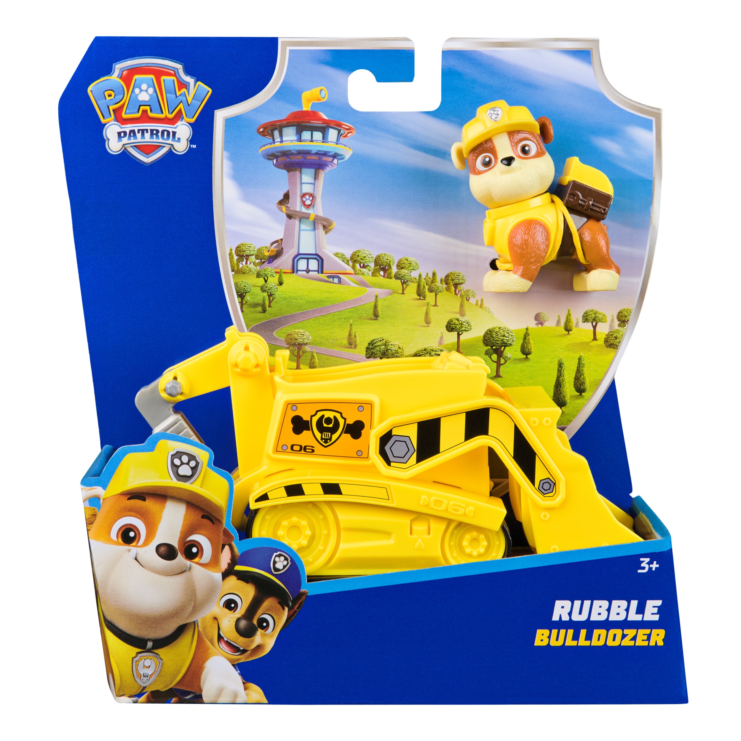 Vehículo de juguete Clásico Rubble Patrulla Canina Spin Master 2
