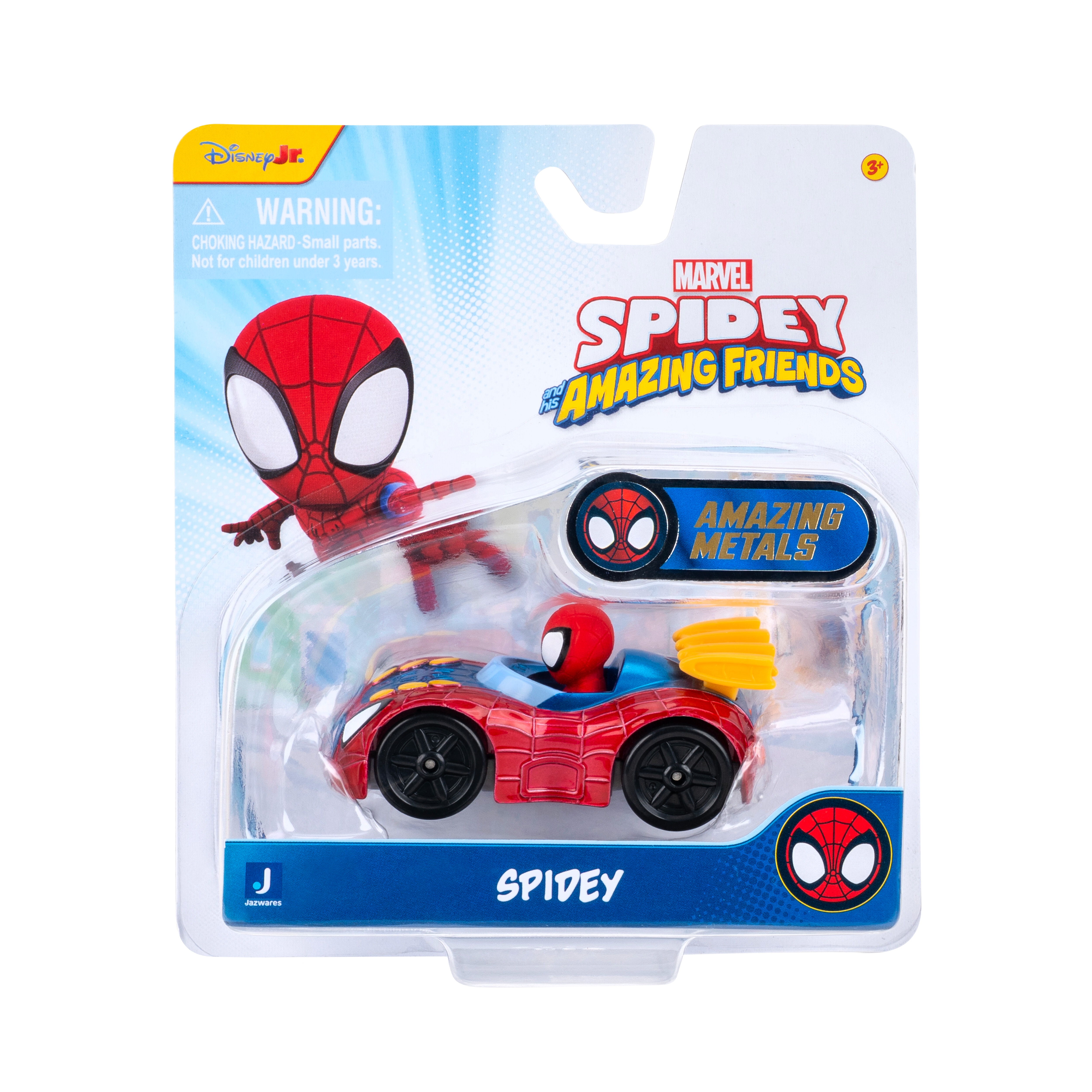 Vehículo de juguete Amazing Metals Spidey and Friends Jazwares modelos surtidos 2