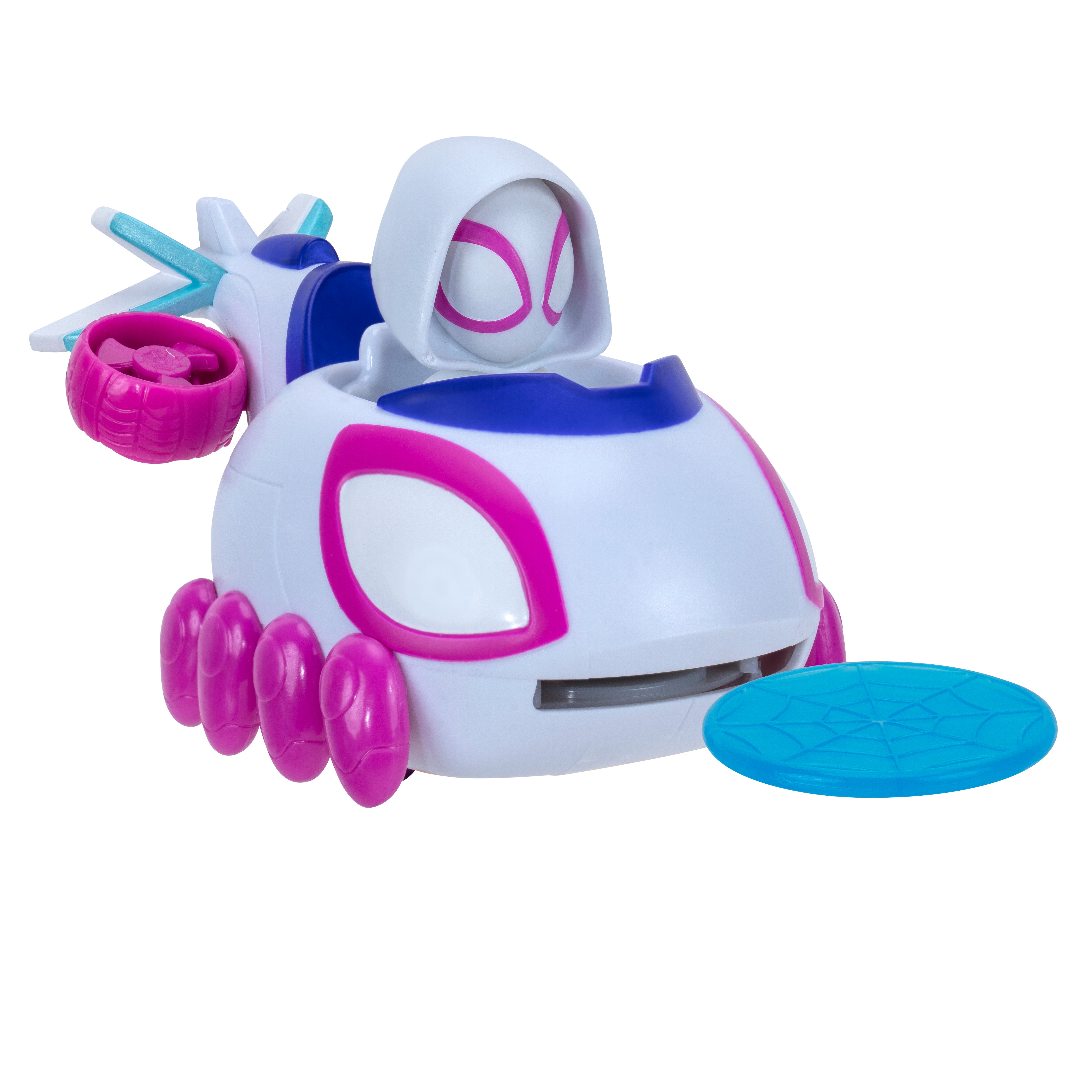 Vehículo de juguete Disc Dasher Spidey and Friends Jazwares modelos surtidos 4