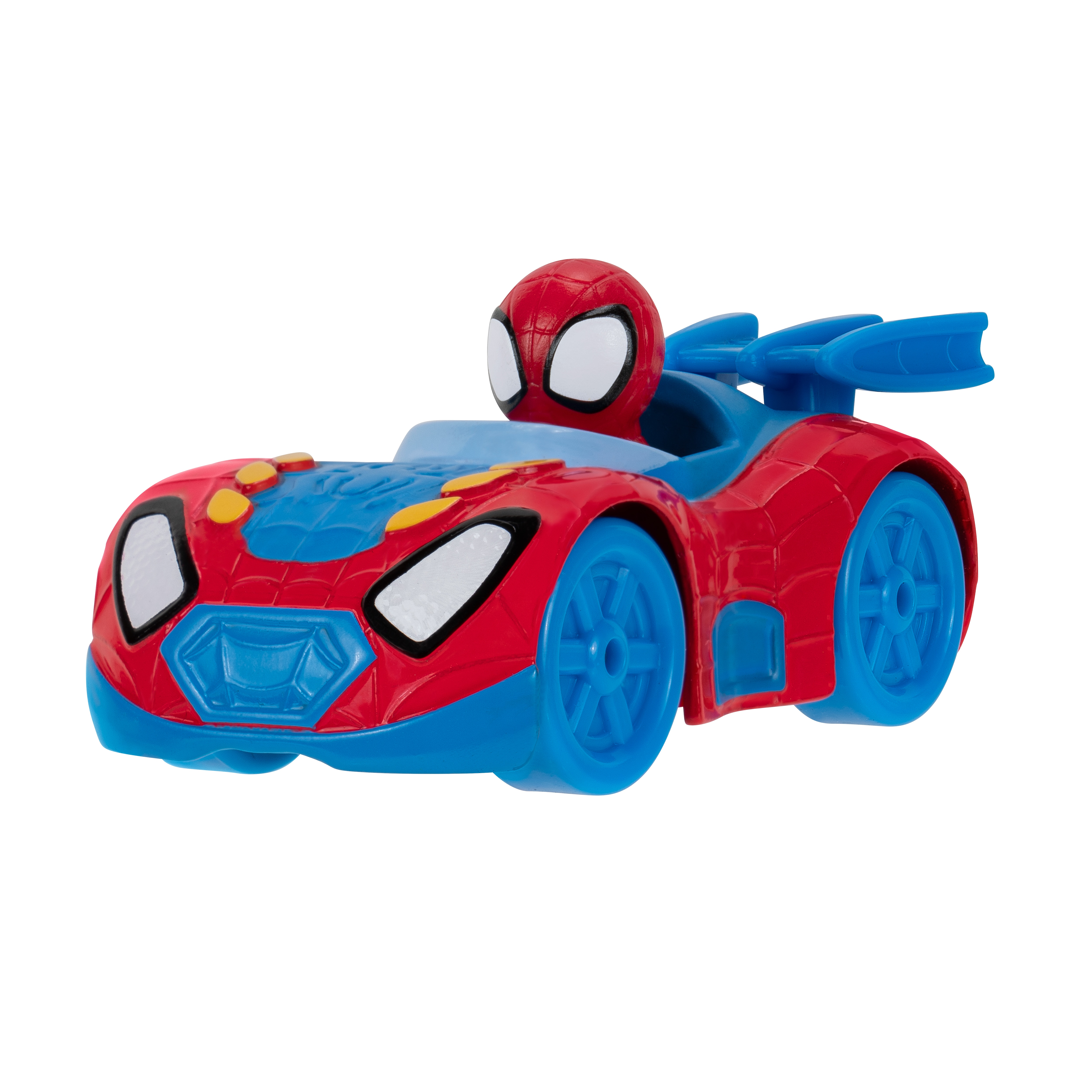 Pack 4 vehículos de juguete Amazing Metals Spidey and Friends Jazwares modelos surtidos 5