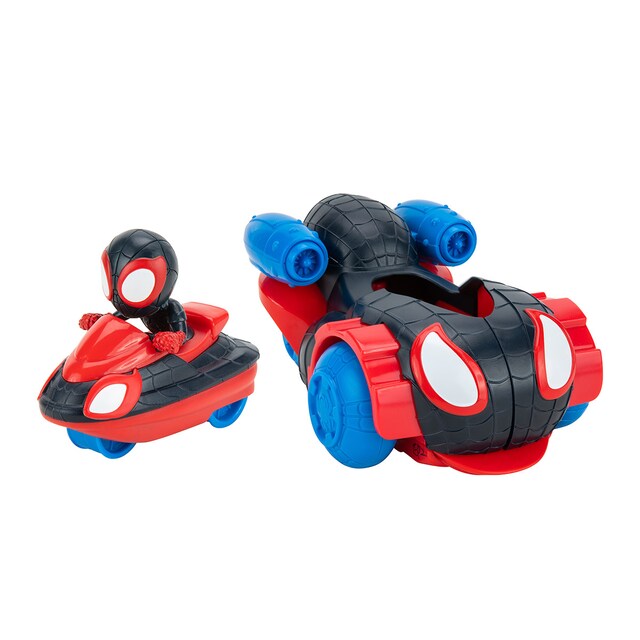 Imagen 0 de Vehículo de juguete Spin Quick Shot 2 en 1 Spidey and Friends Jazwares