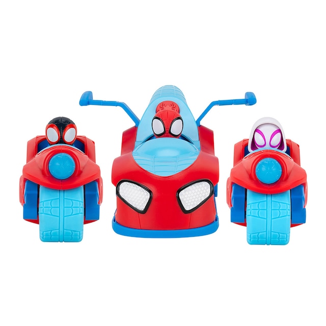 Imagen 0 de Vehículo Deluxe Spidey Team Split Racer Spidey and Friends Jazwares