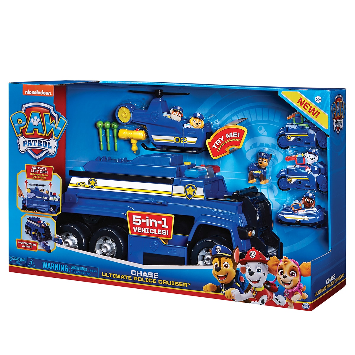 Vehiculo de juguete Deluxe Chase Police Cruiser La Patrulla Canina Spin Master modelos surtidos 7
