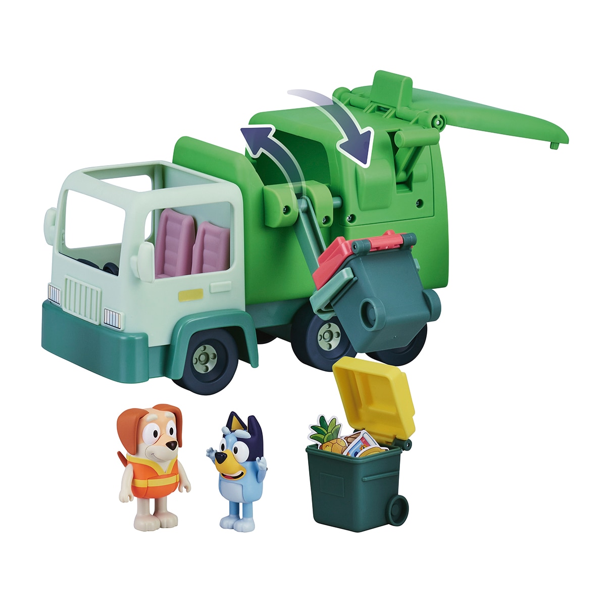 Bluey – Camión de la basura Bluey Moose.