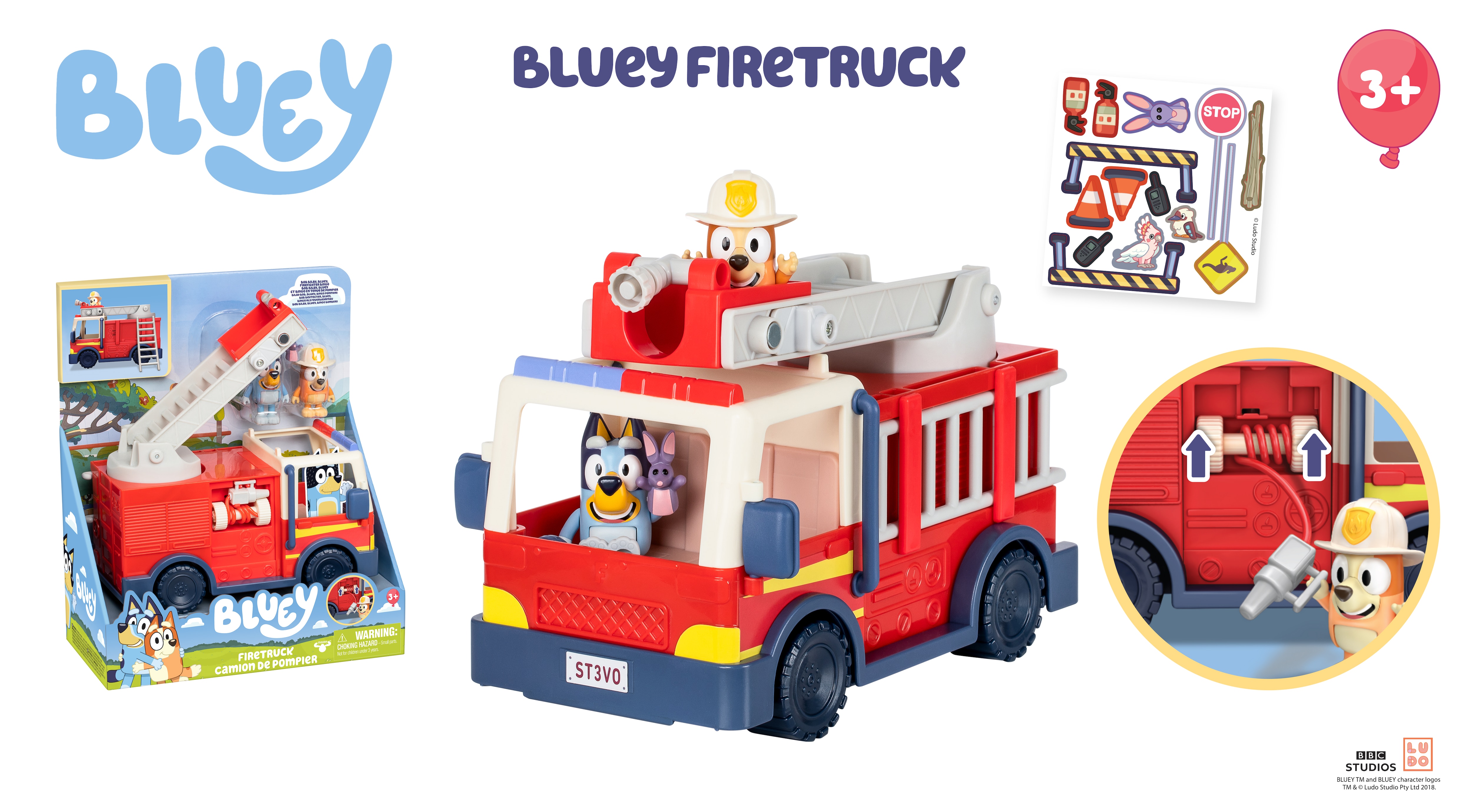 Bluey Carro dos Bombeiros 3