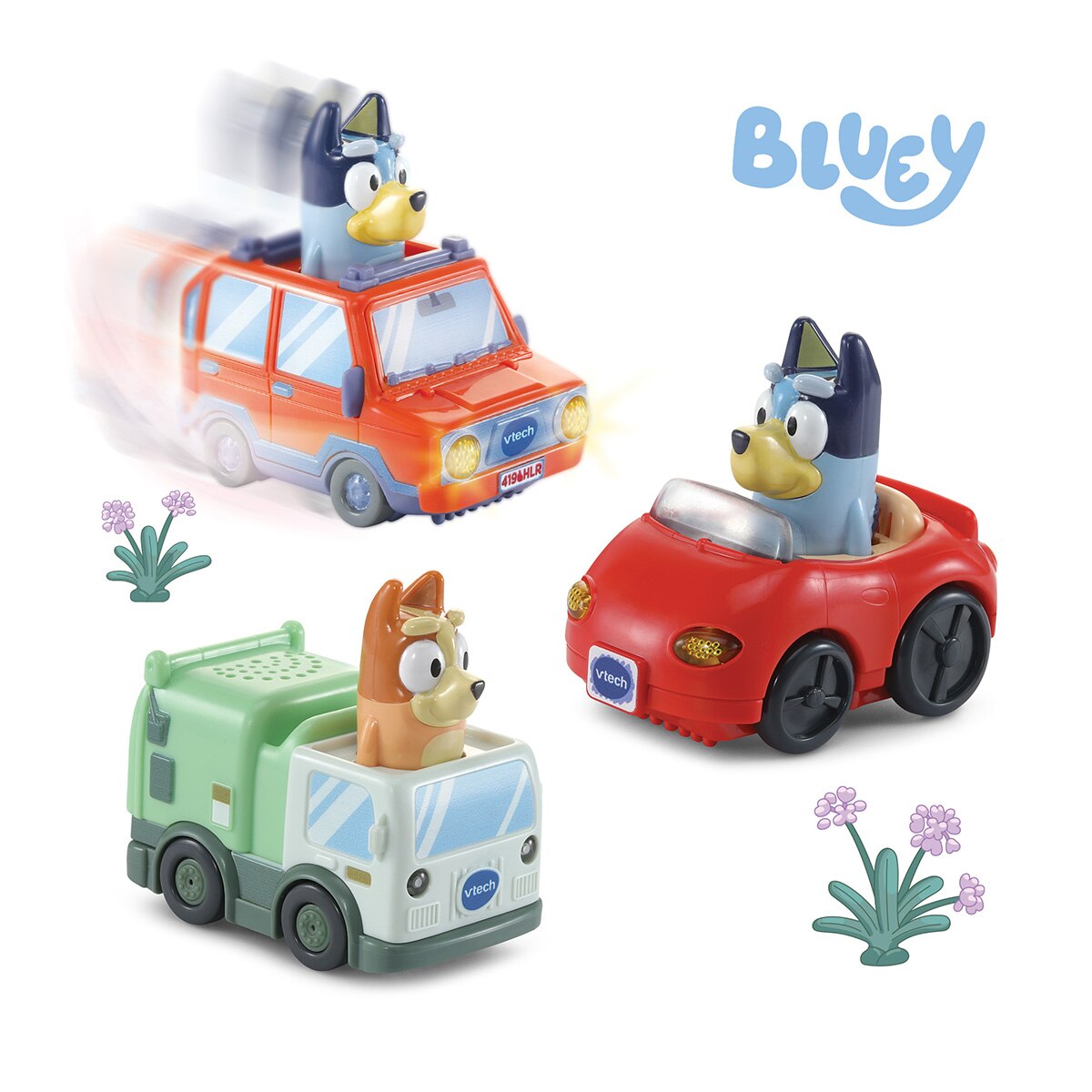 Tut Tut Bólidos Bluey Vtech modelos surtidos 3