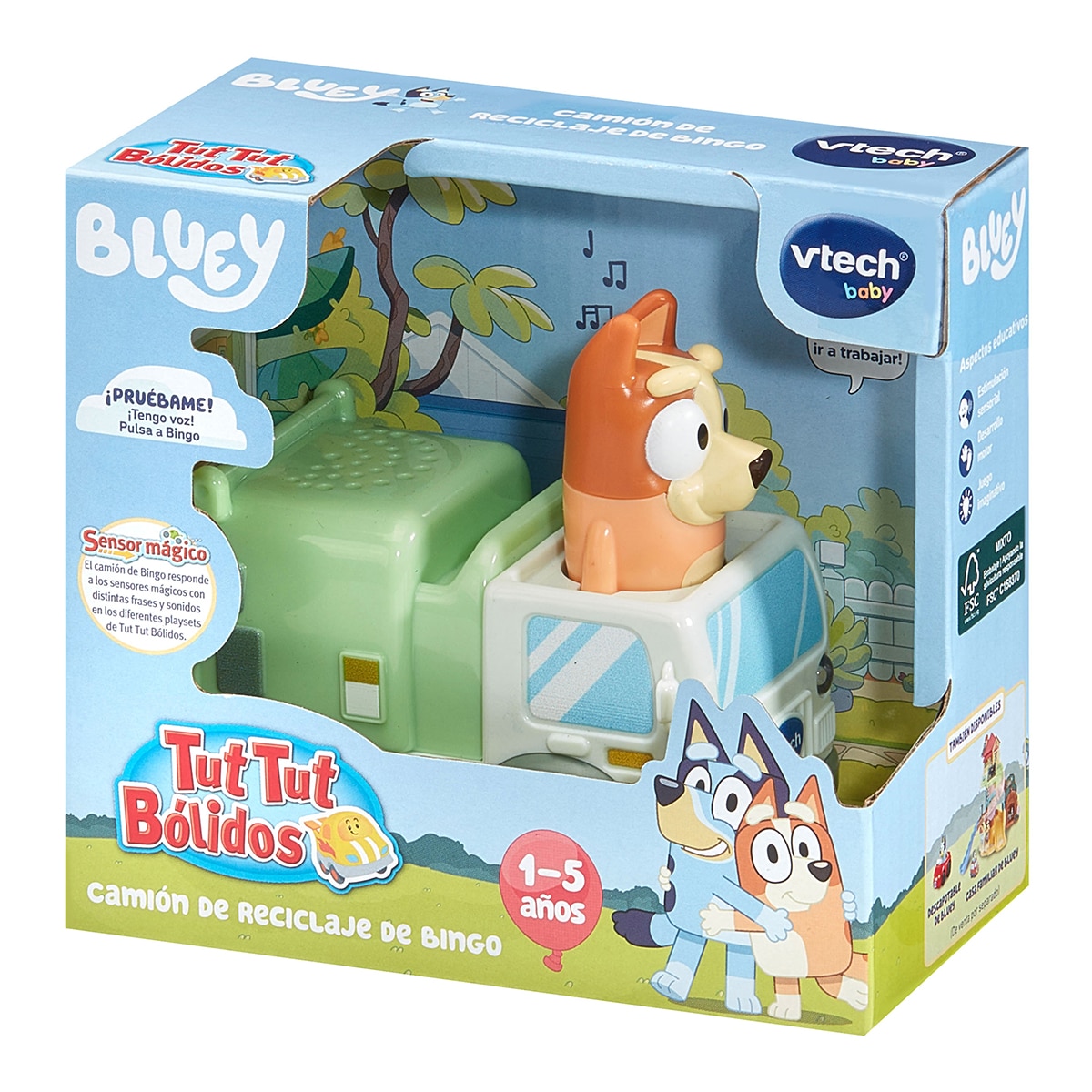 Tut Tut Bólidos Bluey Vtech modelos surtidos 7