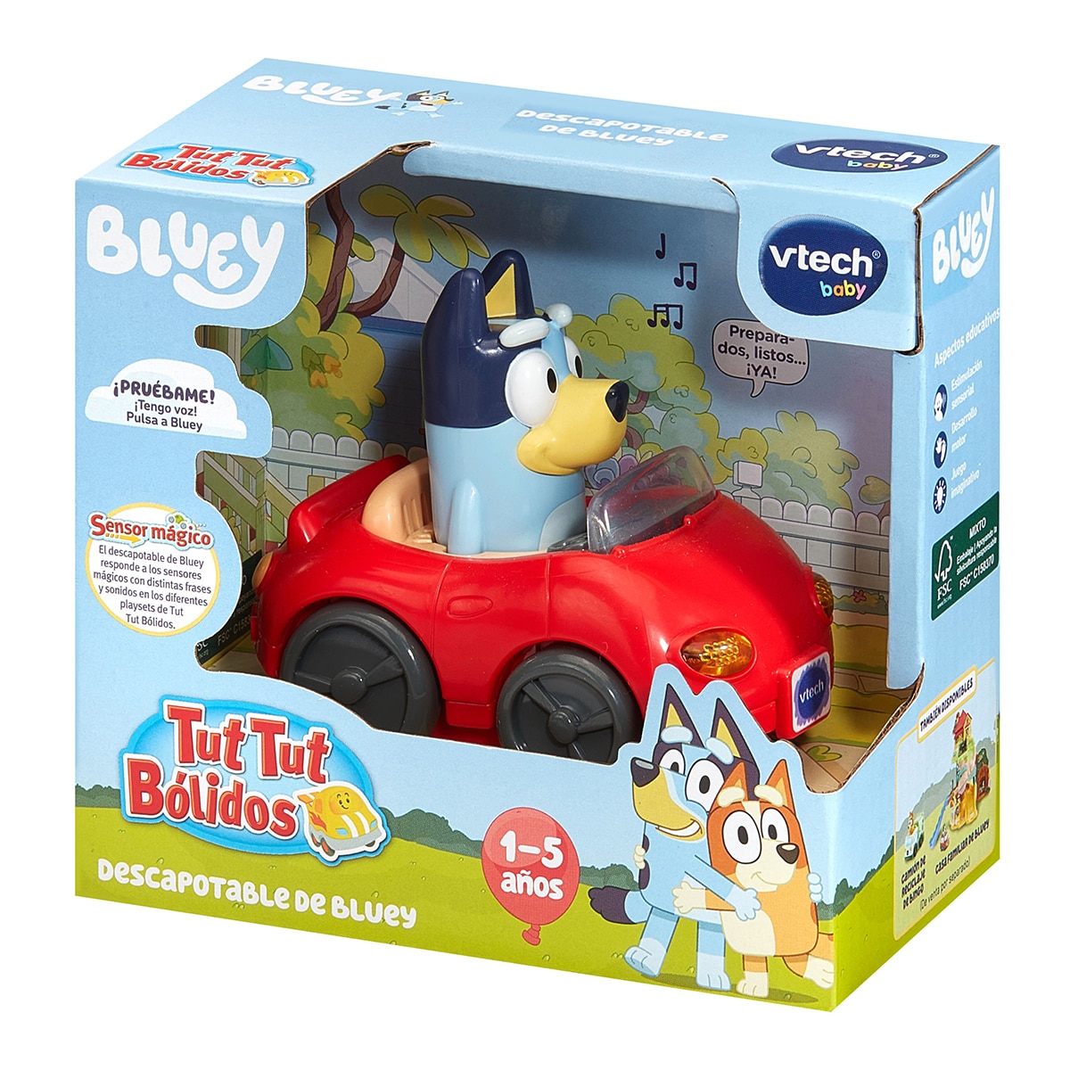 Tut Tut Bólidos Bluey Vtech modelos surtidos 9