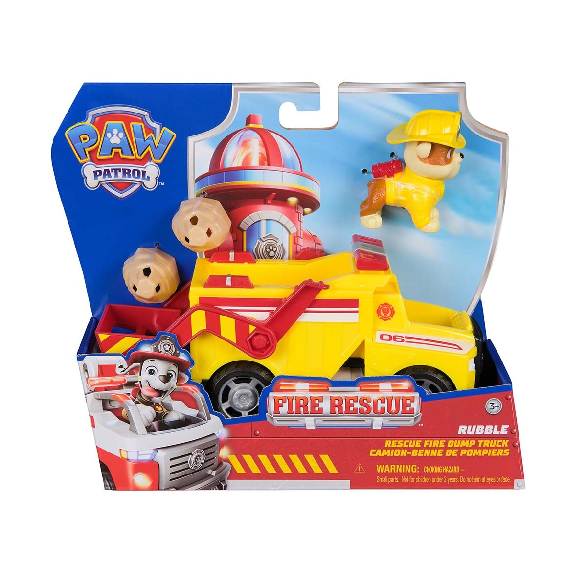Vehículo Fire Rescue Rubble PAW Patrol Spin Master 3
