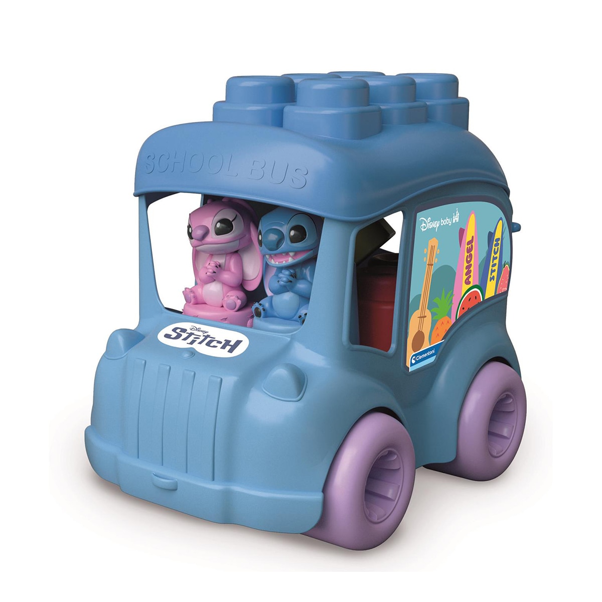 Imagen 0 de Juguete para bebés de bloques Bus Activity Stitch Clementoni