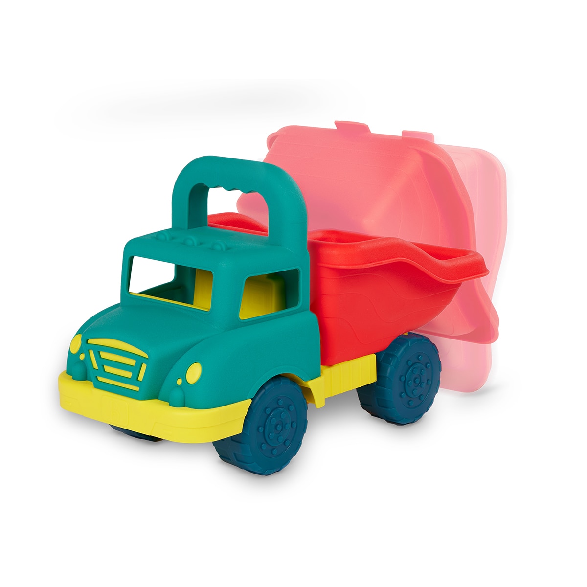 Set 2 Camiones Volquete con Figura & Moldes B.Toys 4
