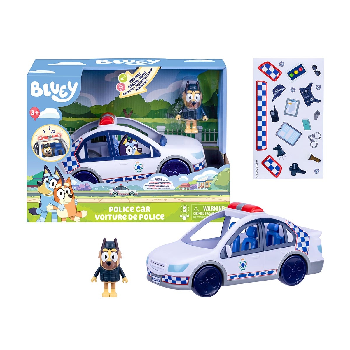 Coche de Policía Bluey 10