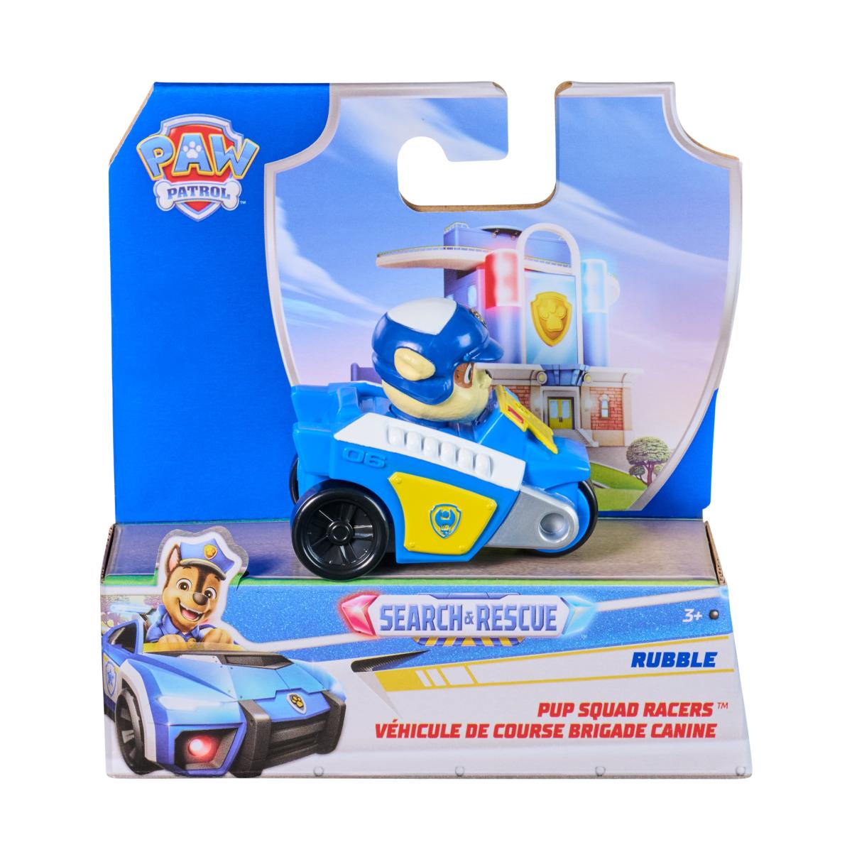 Vehículo rescate Pup Squad Racers Paw Patrol Spin Master modelos surtidos 6