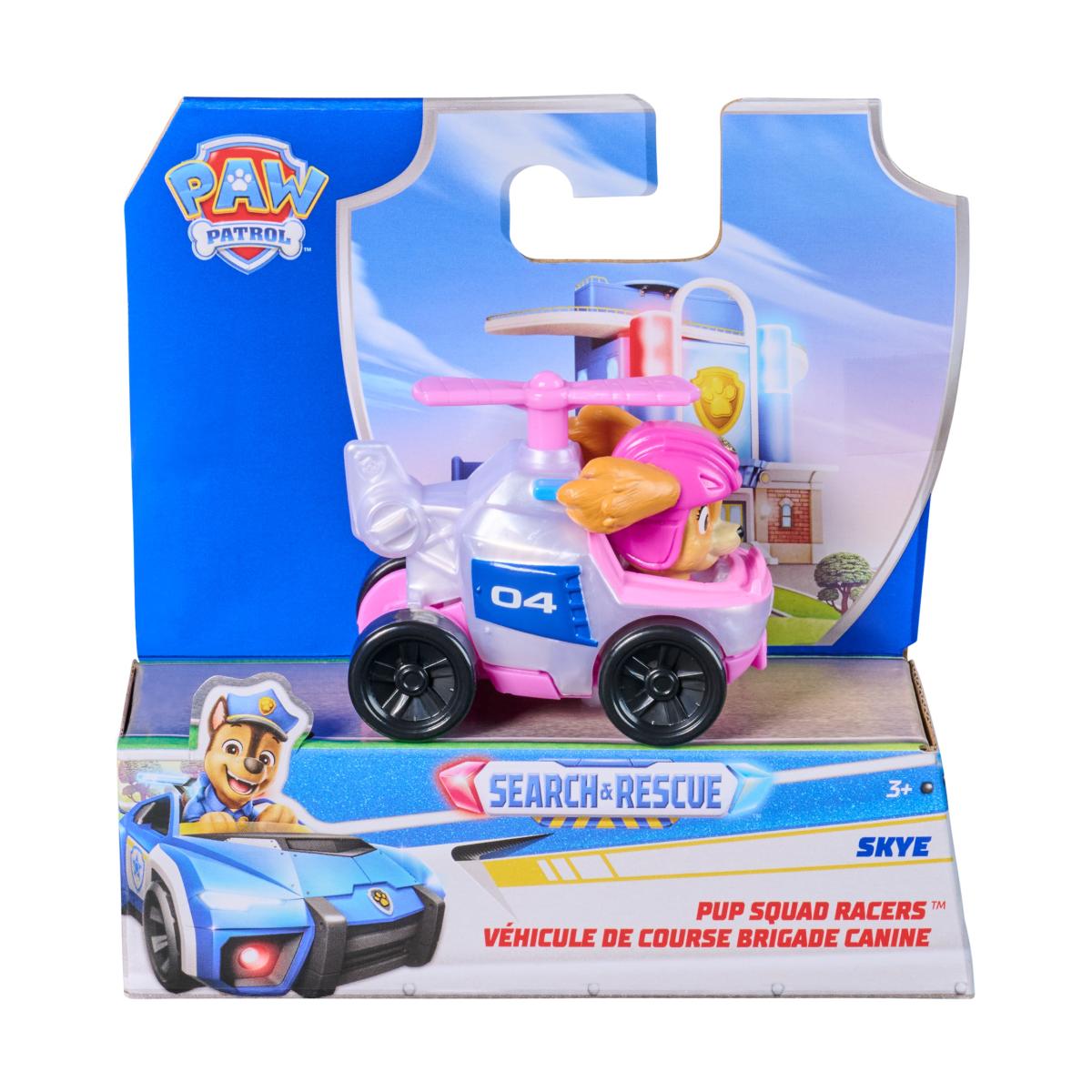 Vehículo rescate Pup Squad Racers Paw Patrol Spin Master modelos surtidos 25