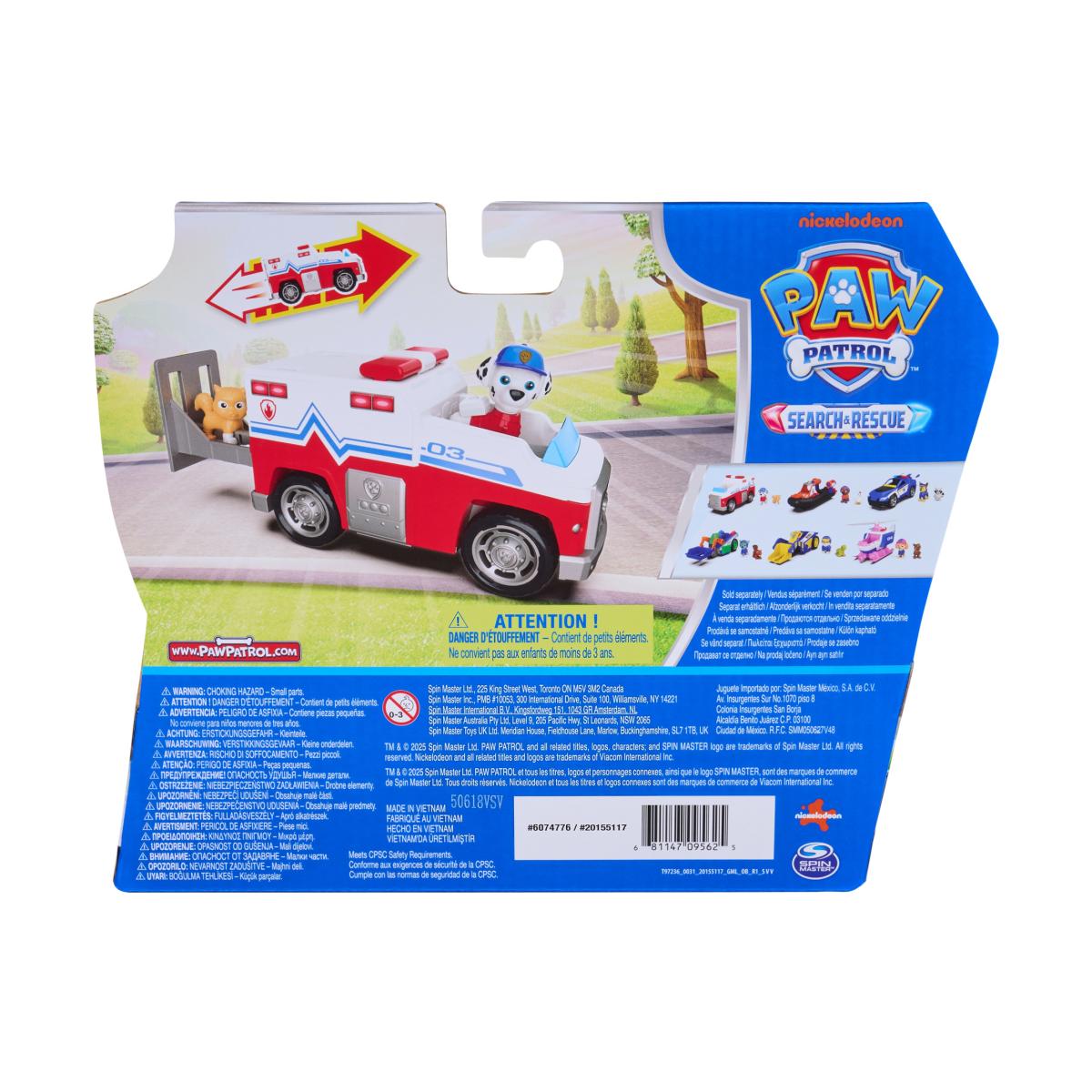 Vehículo rescate Marshall Paw Patrol Spin Master 3