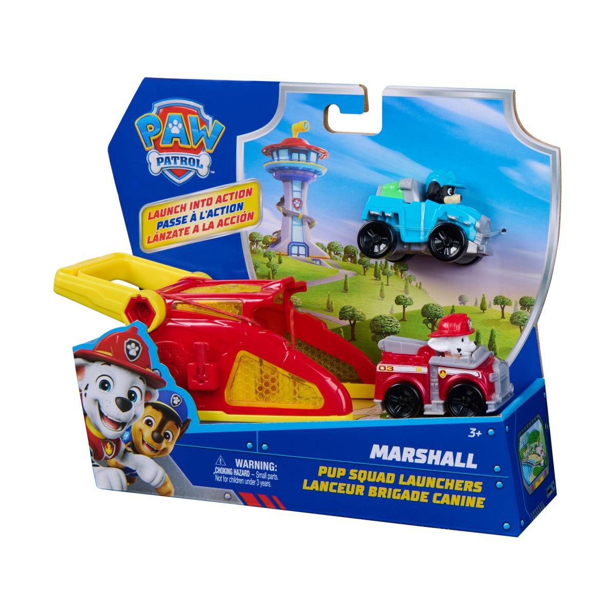 Lanzador vehículos Marshall Pup Squad Paw Patrol Spin Master 3