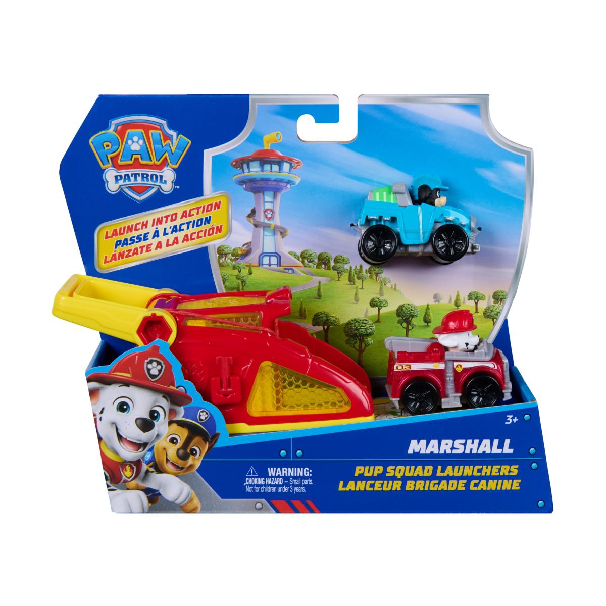 Lanzador vehículos Marshall Pup Squad Paw Patrol Spin Master 4