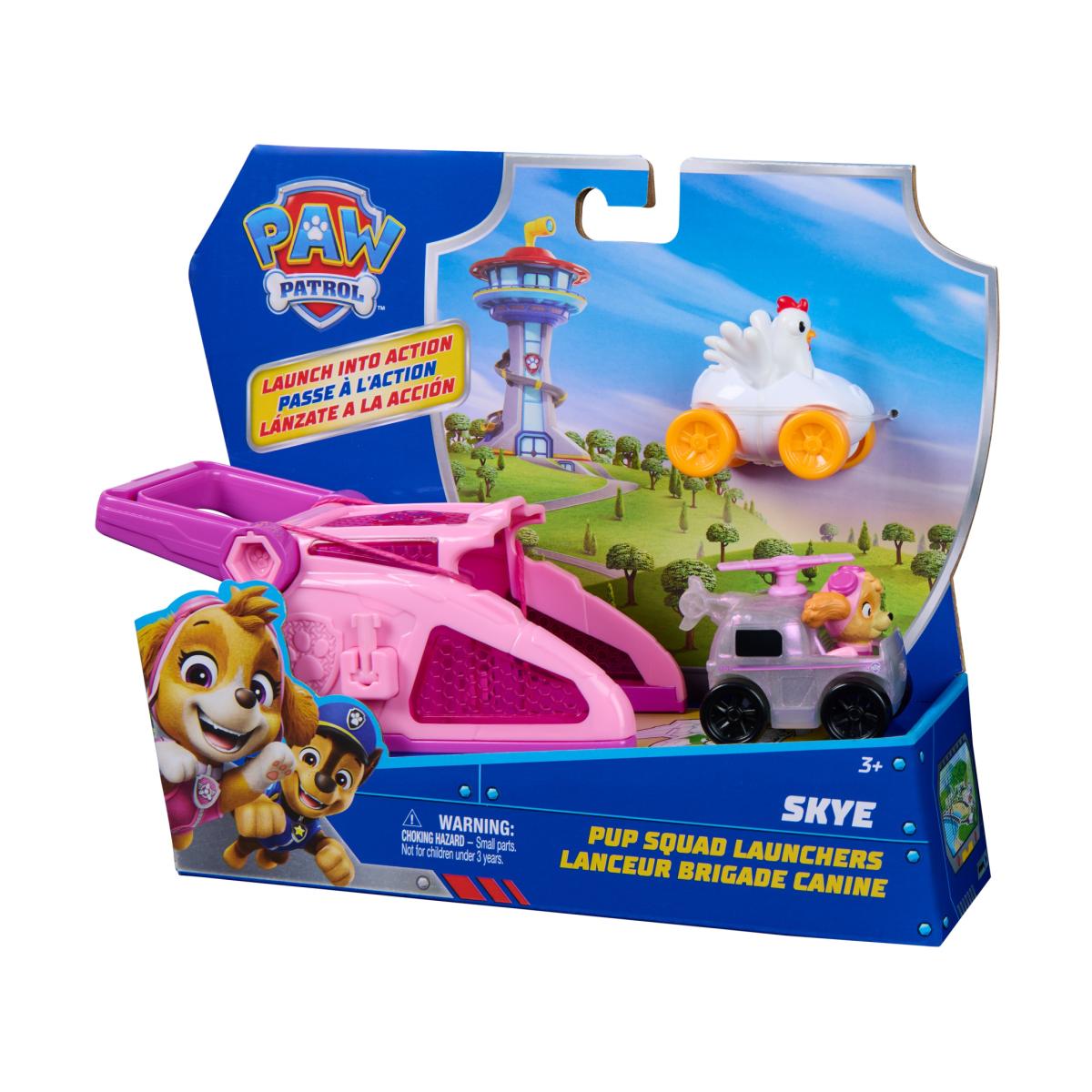 Lanzador vehículos Skye Pup Squad Paw Patrol Spin Master 4