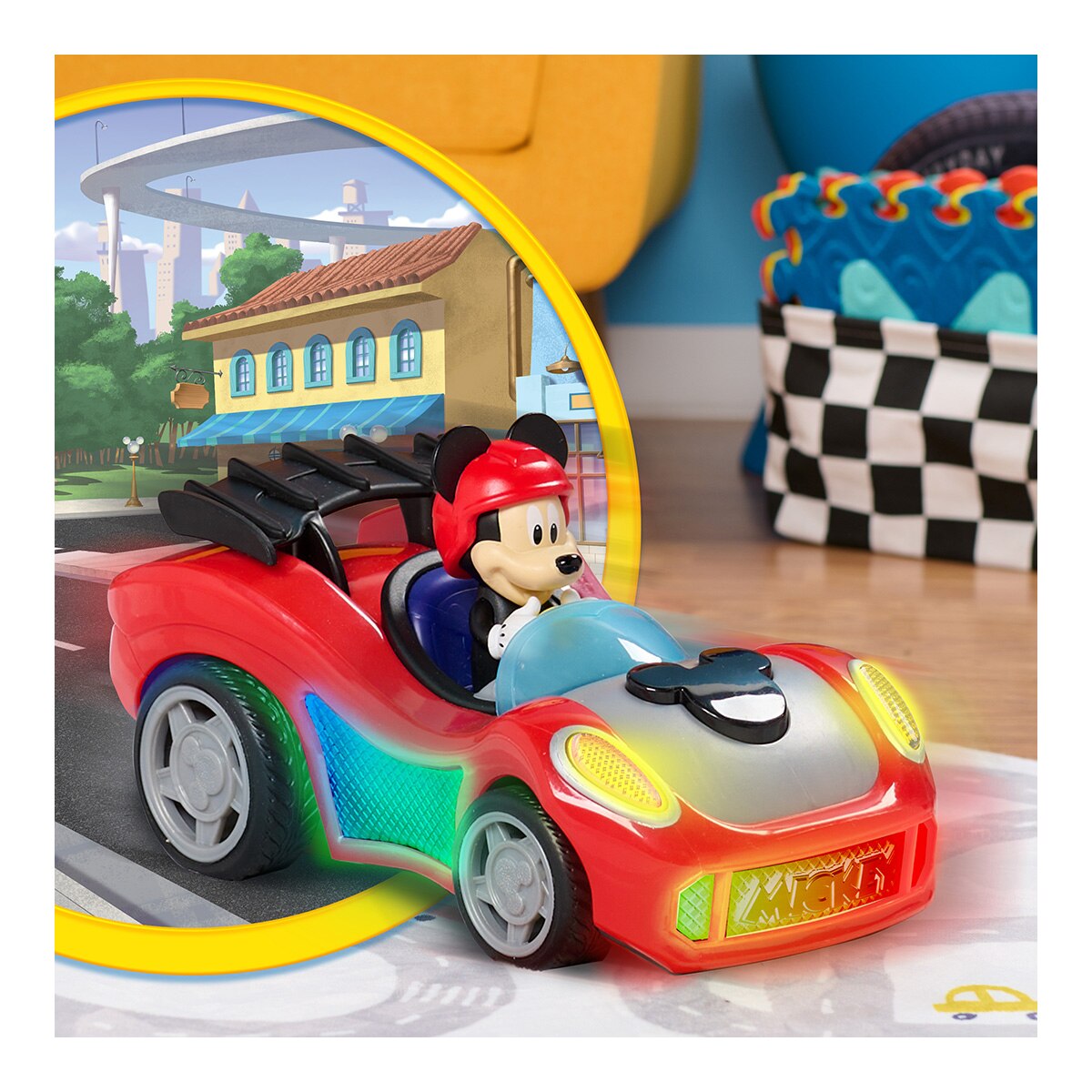 Vehículos Rev 'n Go Mickey Mouse Just Play Products 4