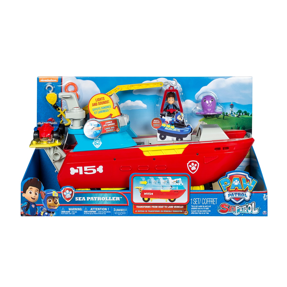 Imagen 1 de Vehículo Barco Sea Patroller con Ryder PAW Patrol Spin Master