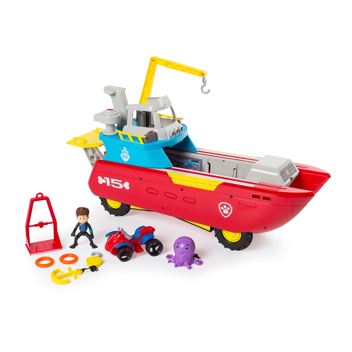 Imagen 2 de Vehículo Barco Sea Patroller con Ryder PAW Patrol Spin Master