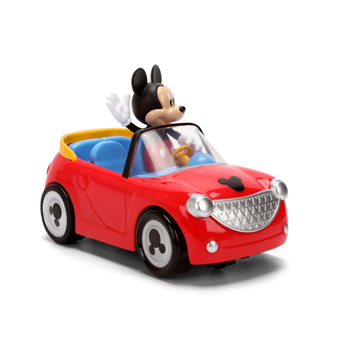 Radio control Mickey Roadster 14 cm con figura no extraible Disney-Mickey Jada 10