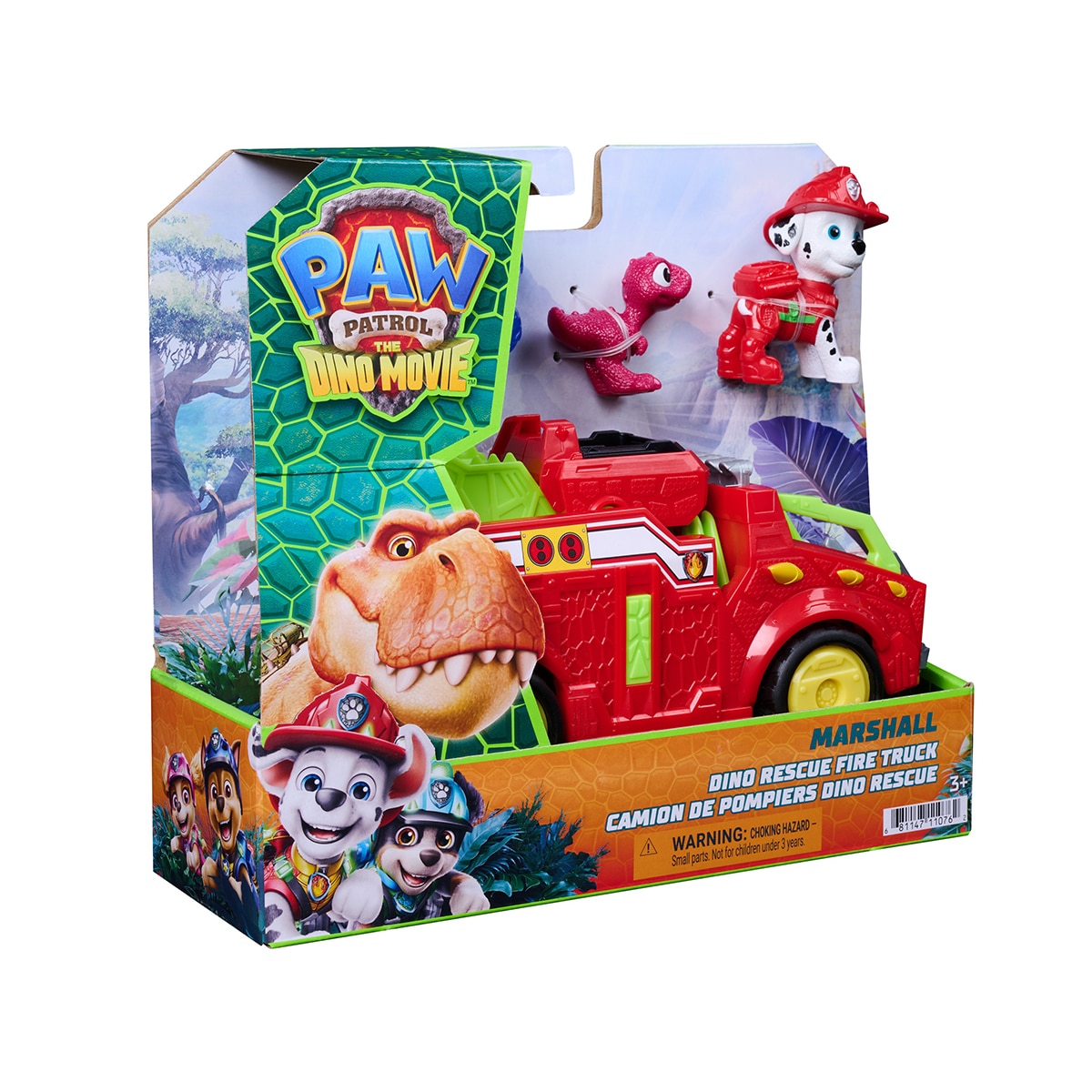 Vehículo Dino Marshall Patrulla Canina Paw Patrol 6